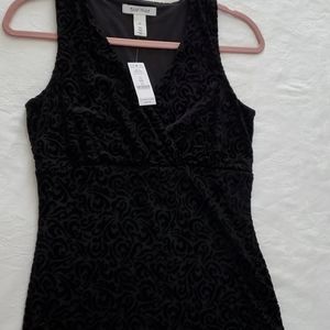 WHBM black tank. NWT. Sz. XS